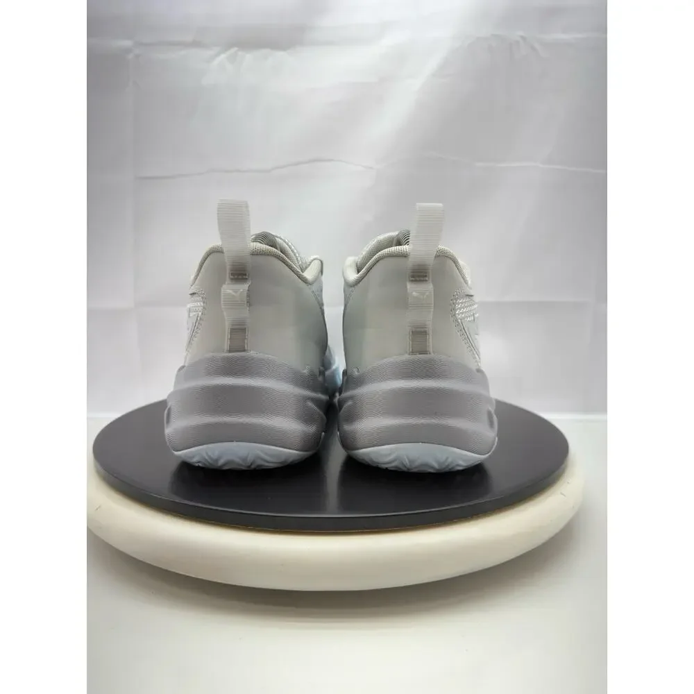 Puma Scoot Zeros Youth Size 7 Grey Ice Blue‎ Basketball Shoes 309863-01 Sneakers